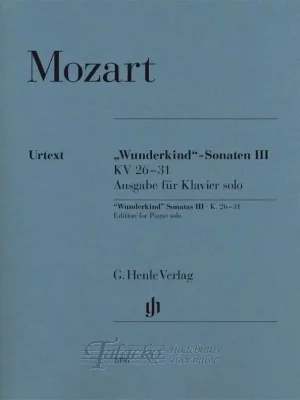 "Wunderkind"-Sonatas Volume III K. 26-31 Oblíbený