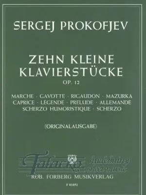 10 Little Piano Pieces op. 12 Vrácení Zdarma
