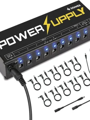 DONNER DP-1 10 Isolated Output Guitar Effect Pedals Power Supply Kup Teď