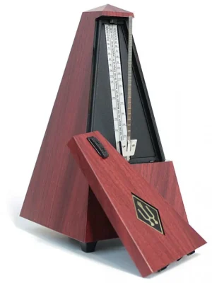 Wittner Metronome Pyramid shape Mahogany grain 845111 Rychlé Dodání