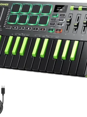 Dokud Zásoby Vydrží DONNER DMK-25 Pro Midi Keyboard