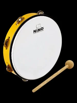 Nová Kolekce NINO ABS TAMBOURINE 10" YELLOW