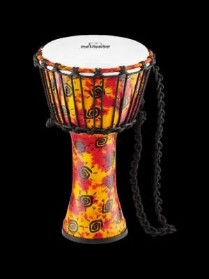 Oblíbený NINO SYNTHETIC DJEMBE MEDIUM SUNSHINE, "TRAVEL SERIES"