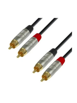 Přímo Od Výrobce Adam Hall Cables K4 TCC 0150 - Audiokabel REAN 2 x Cinch male auf 2 x Cinch male