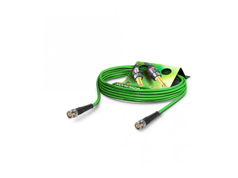 Nejlepší Volba Sommer Cable Coaxcable Focusline L, Green, 2,50m