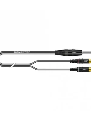 Nejlepší Cena Sommer Cable IC Onyx 2x0,25qmm, Black, 5,00m