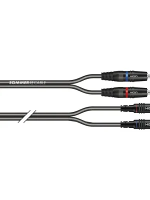Sommer Cable IC Onyx 2x0,25qmm, Black, 7,50m Sezónní Sleva