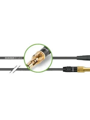 Hit Sezóny Sommer Cable MC The Stage Micro, Black, 0,50m