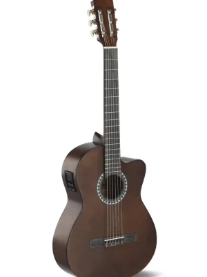 Tovární Cena Kytara klasická GEWA "Španělka" s výřezem a snímačem - tmavý ořech