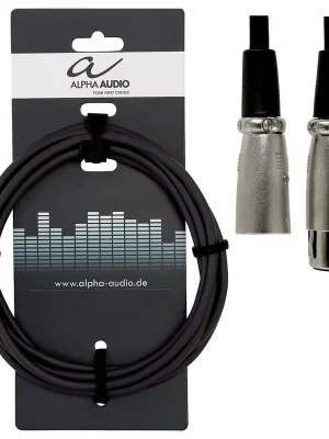 Ověřený Alpha Audio Basic Line, 6 m, kabel XLR pro mikrofon