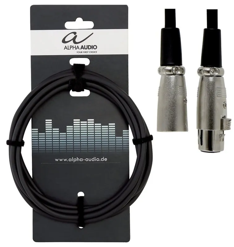 Ověřený Alpha Audio Basic Line, 6 m, kabel XLR pro mikrofon