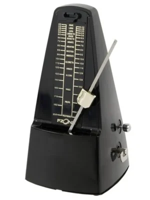 FZone FM-310BK mechanický metronom se zvonkem, černý Víkendová Akce
