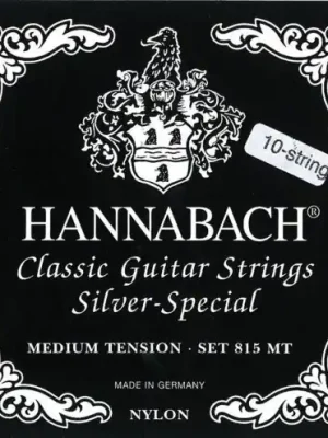 Struny pro klasickou kytaru série 815 Pro 8/10 strunou kytaru/Medium Tension Silver special Odeslání Ihned
