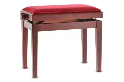 Piano stolička Deluxe Mahagon mat Pouze Dnes
