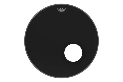 Ověřený Blána pro bicí Powerstroke 3 Ebony Bass drum