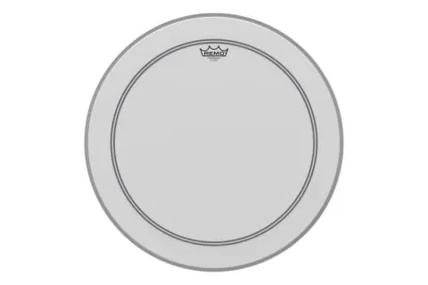 Blána pro bicí Powerstroke 3 Bílá, zdrsněné na bas drum Přímo Od Výrobce