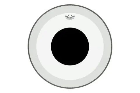 Blána pro bicí Powerstroke 3 Transparent Black Dot Dokud Zásoby Vydrží