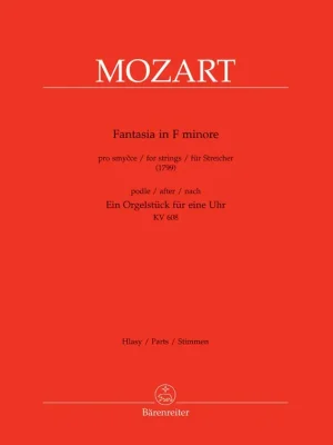 Fantasia in F minore pro smyčce podle Ein Orgelstück für eine Uhr Super Cena