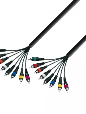 Novinka Adam Hall Kabel 2x8 RCA cinch plast 3m