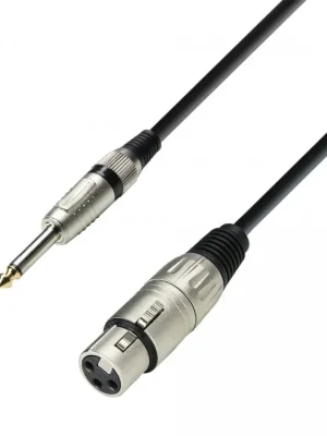 Oblíbený Adam Hall kabel XLR F-Jack 6,3 2 3m