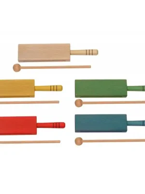 GOLDON - wood block s rukojetí různé barvy (33312-33318) Expresní Doručení