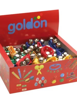 GOLDON - 4 rolničky na barevném řemínku- 50 kusů (33409) Nejlepší Volba