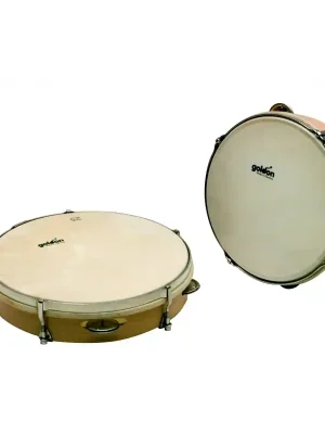 Speciální Cena GOLDON - Tamburína laditelná s přírodní blánou 25 cm (35415)